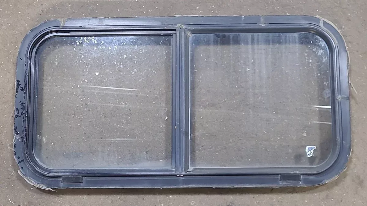 Black Radius Opening Window : 30 1/4″ W X 15″ H X 1 7/8″ D