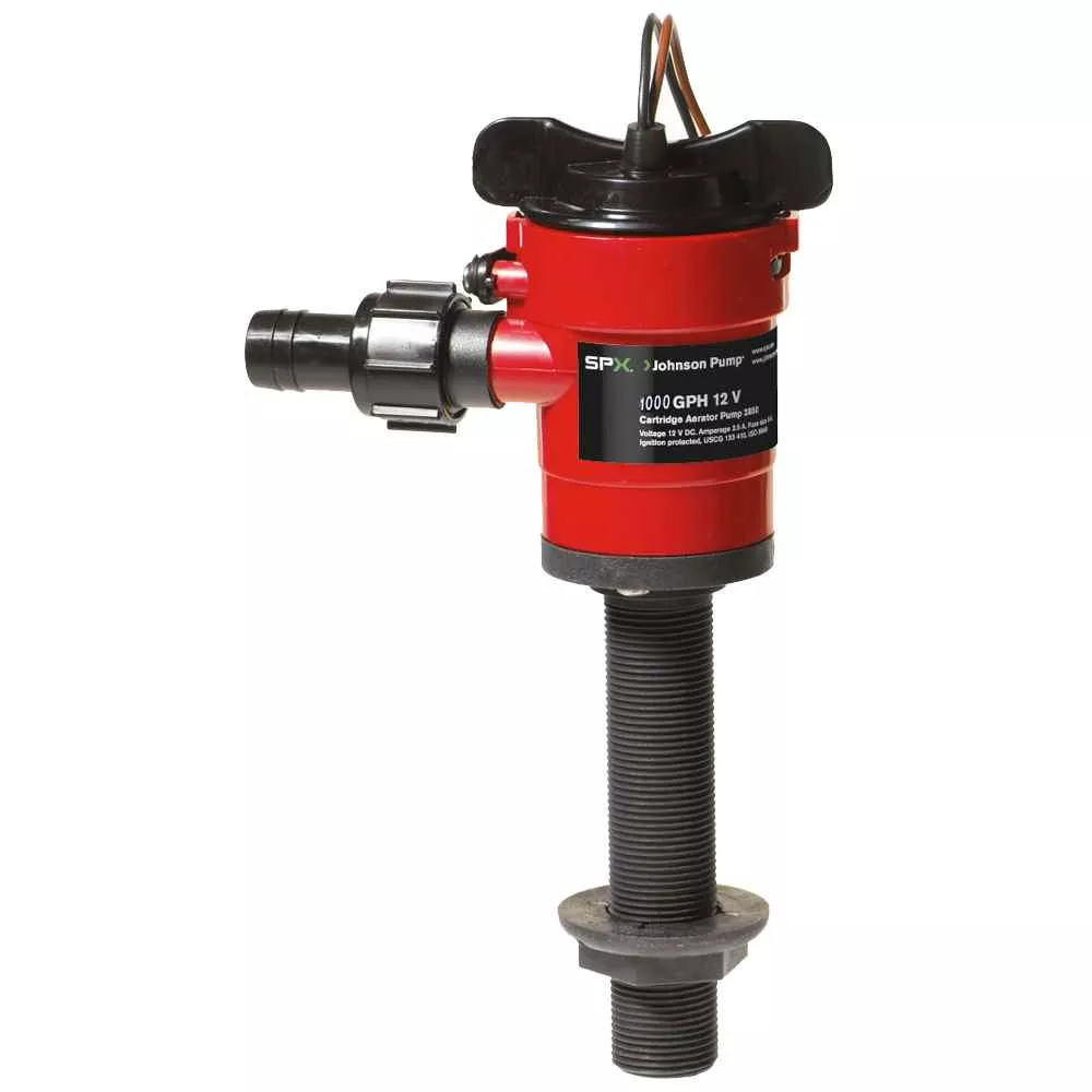 Cartridge Aerator 1000 GPH Straight Intake – 12V