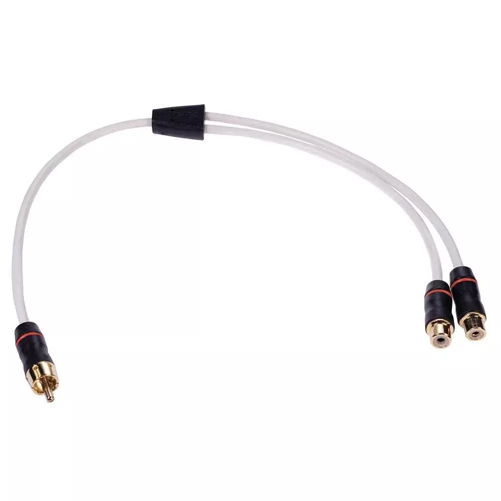 MS-RCAYF Premium RCA Splitter - 1 Male to 2 Female