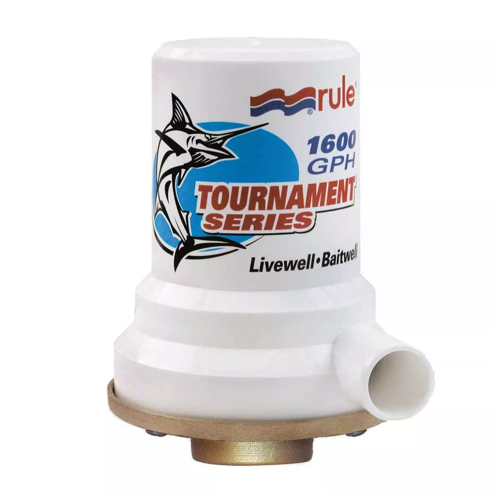 Tournament Series Bronze Base 1600 GPH Livewell Pump