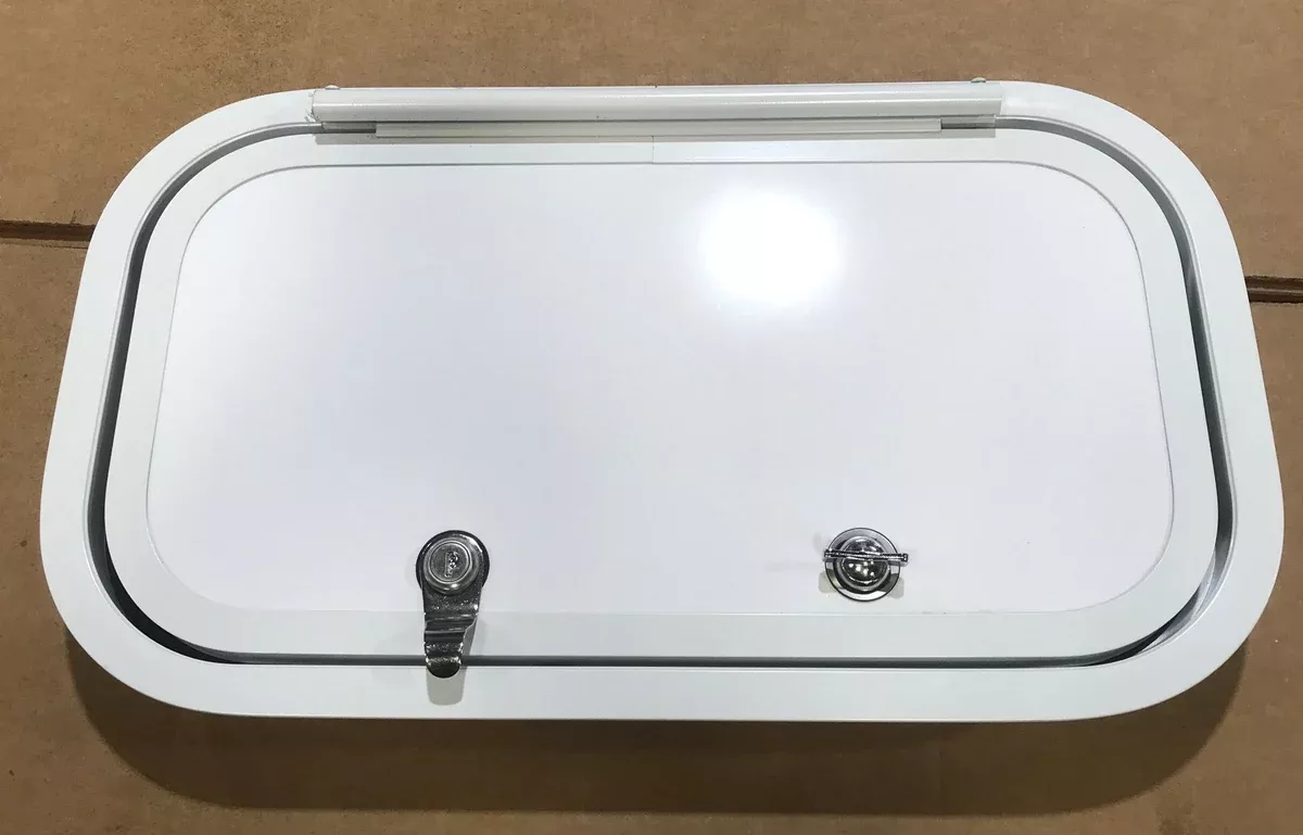 Used Corner Radius Cargo Door18 1/4″ Wx 9 3/4″ H x 2″D