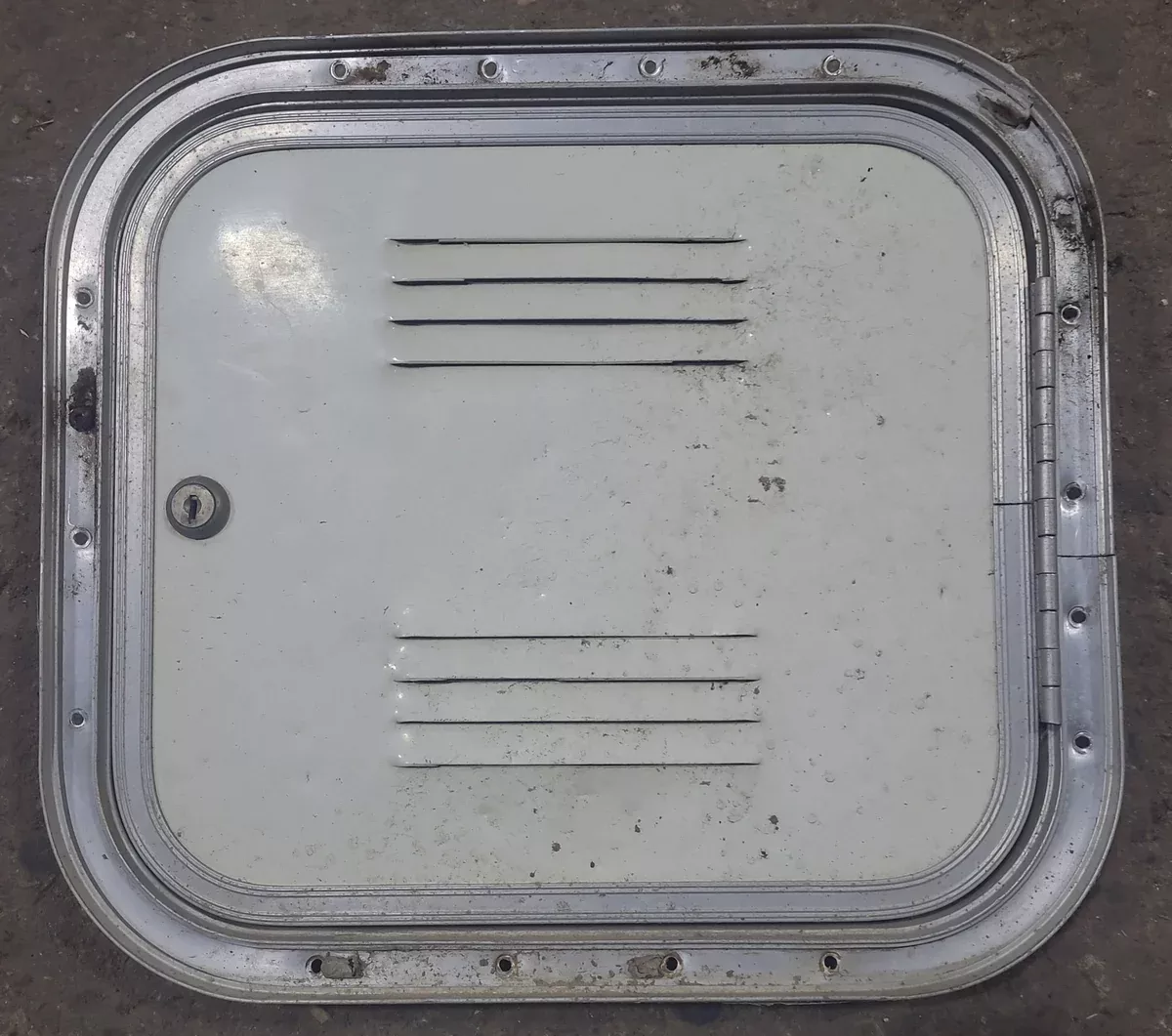 Used Radius Battery/ Cargo Door 11 5/8″ x 13″ x 7/8″D