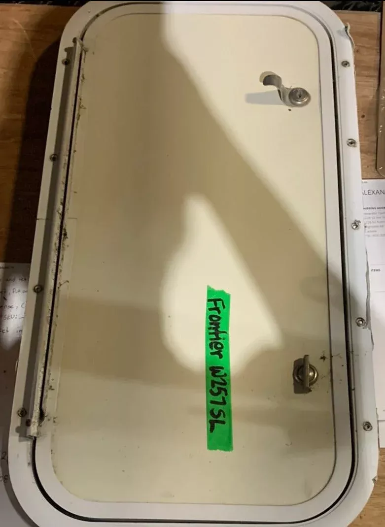 Used Radius Cargo Door24″ x 11 3/4″ x 1 3/4″D