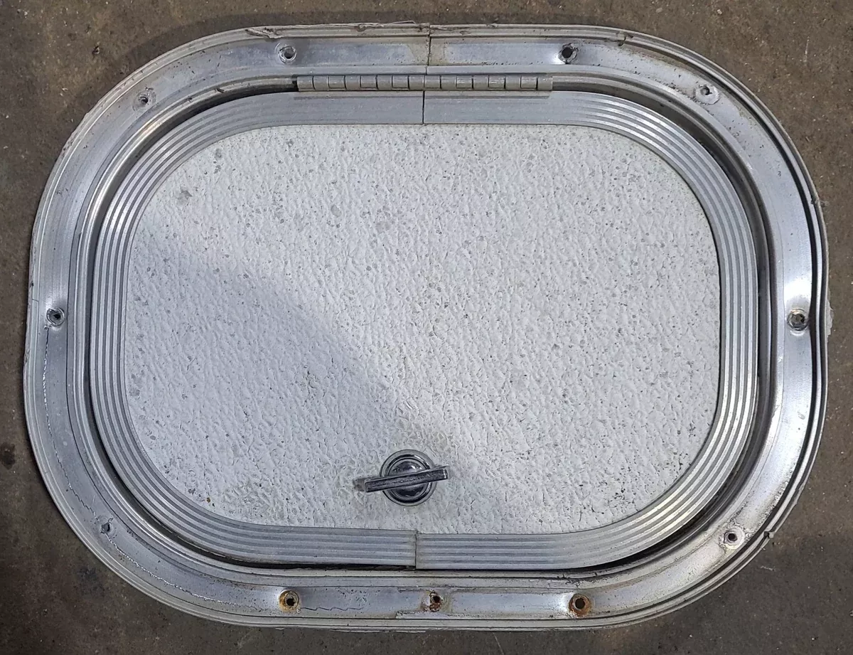 Used Radius Cornered Cargo Door 10 3/4″ x 7 3/4″ x 3/8″ D