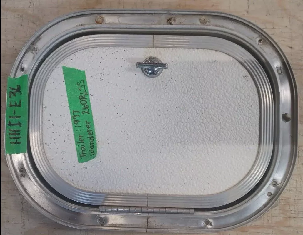 Used Radius Cornered Cargo Door 10 3/4″ x 7 3/4″ x 5/8″