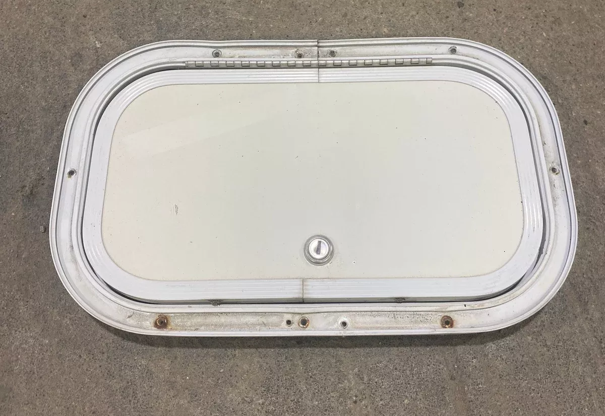 Used Radius Cornered Cargo Door 13 3/4″ W x 7 3/4″ H x 3/4″ D