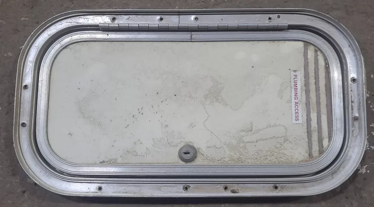 Used Radius Cornered Cargo Door 15 3/4″ x 7 7/8″ x 3/4″ D