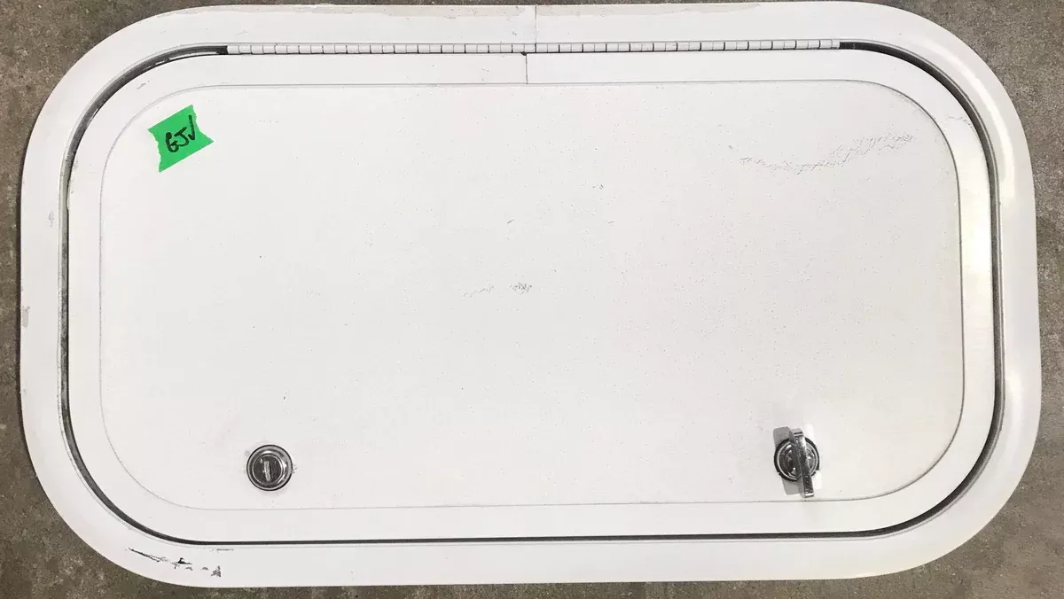 Used Radius Cornered Cargo Door 19 3/4" x 10 1/2" x 1" D