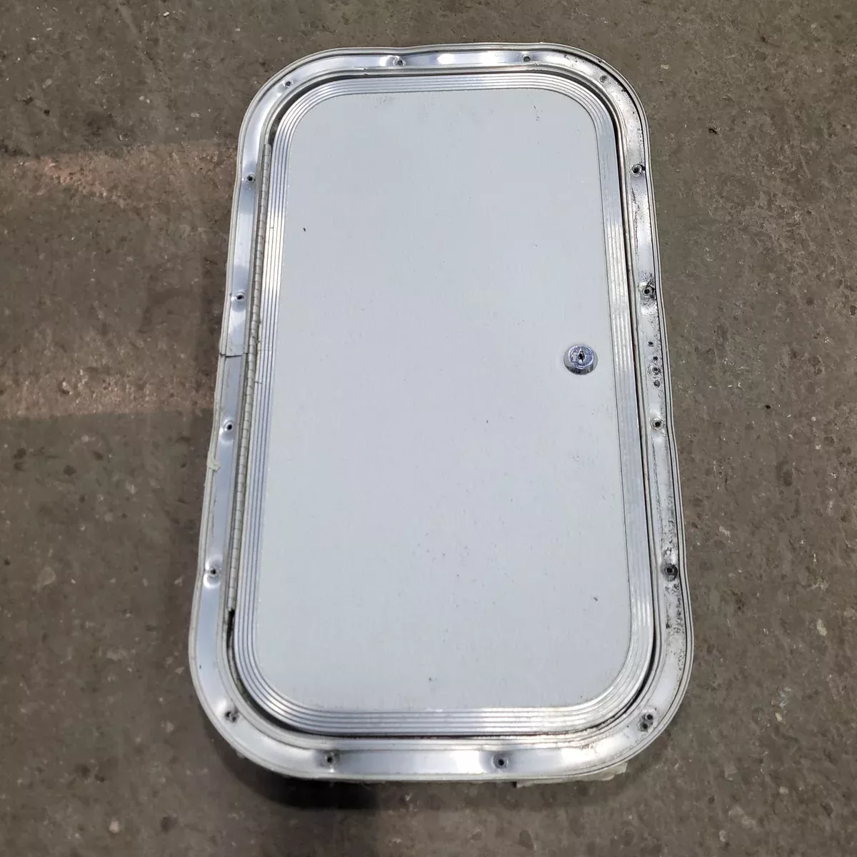 Used Radius Cornered Cargo Door 19 3/4″ x 10 3/4″ X 1/2″ D