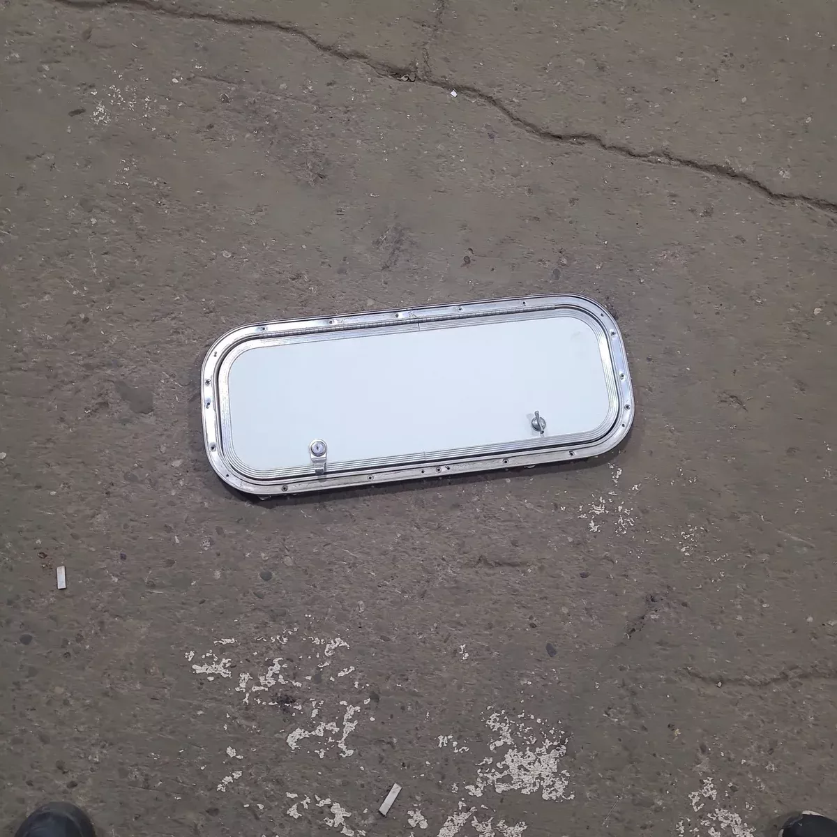 Used Radius Cornered Cargo Door 23 7/8″ x 9 ” x 5/8″ D