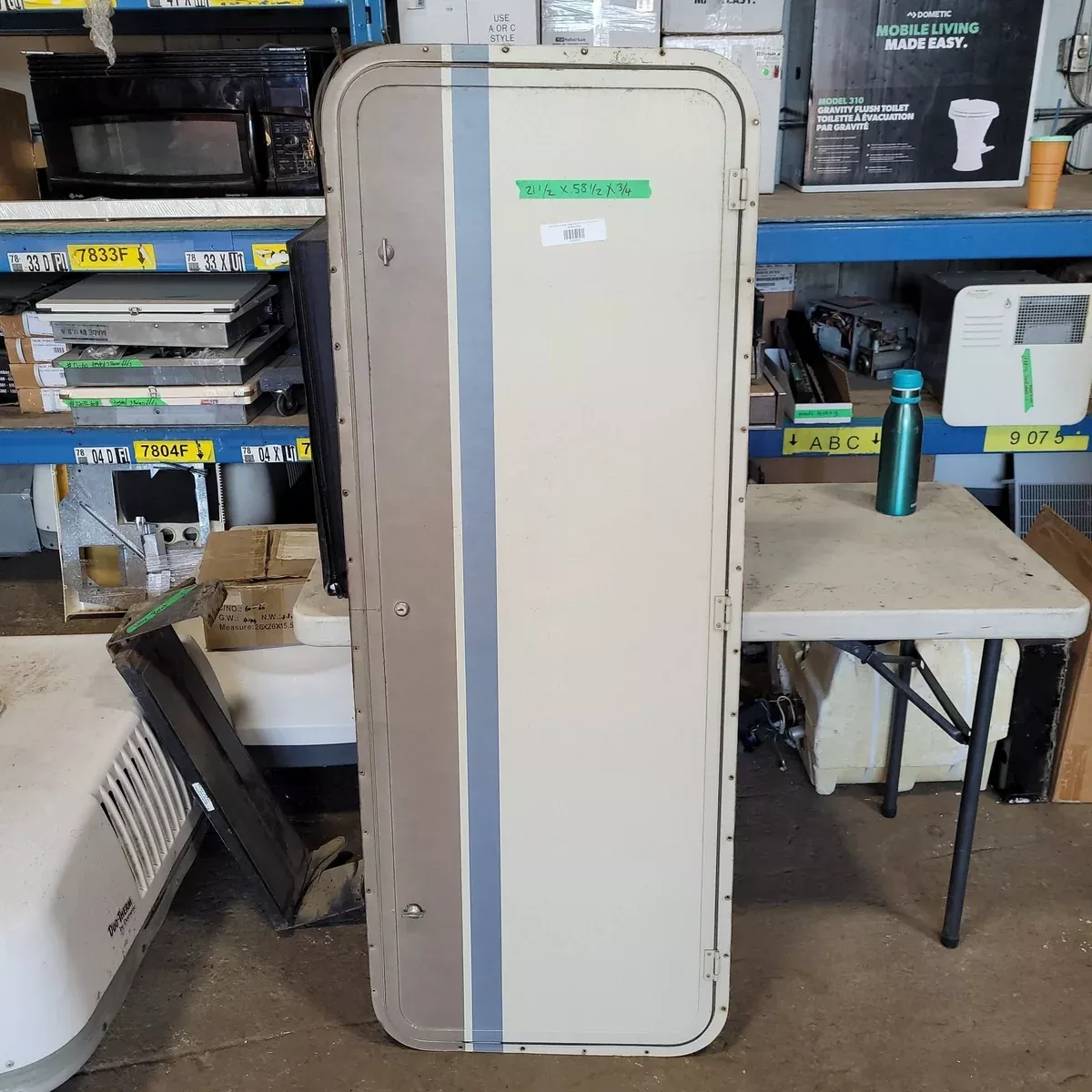 Used Radius Cornered Cargo Door 58 1/2″ x 21 1/2″ X 3/4″ D
