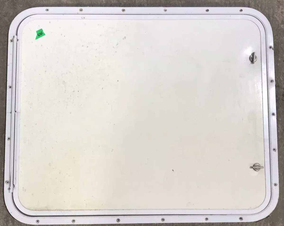 Used Radius Cornered Propane Cargo Door 29 3/4″ x 23 3/4″ x 3/4″ D