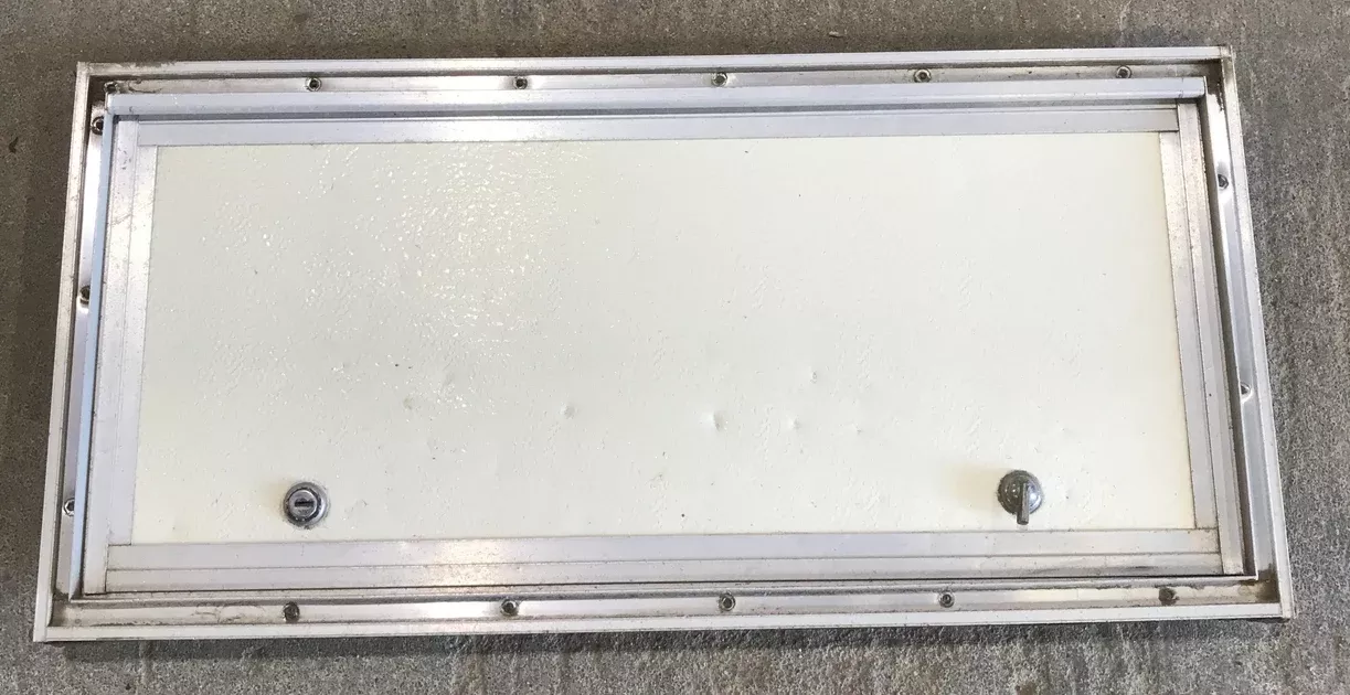 Used Square Cornered Cargo Door 23 1/2" x 10 1/2" x 1"D
