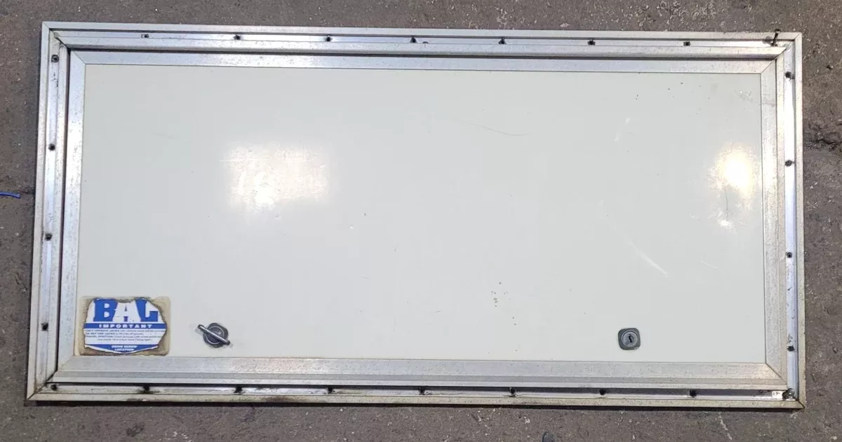 Used Square Cornered Cargo Door 30″ x 13 3/4″ x 3/8″D