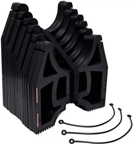 Valterra S1500 Slunky 15-Foot Sewer Hose Support – Ribbed Plastic, Fits Standard 3″ RV Sewer Hose