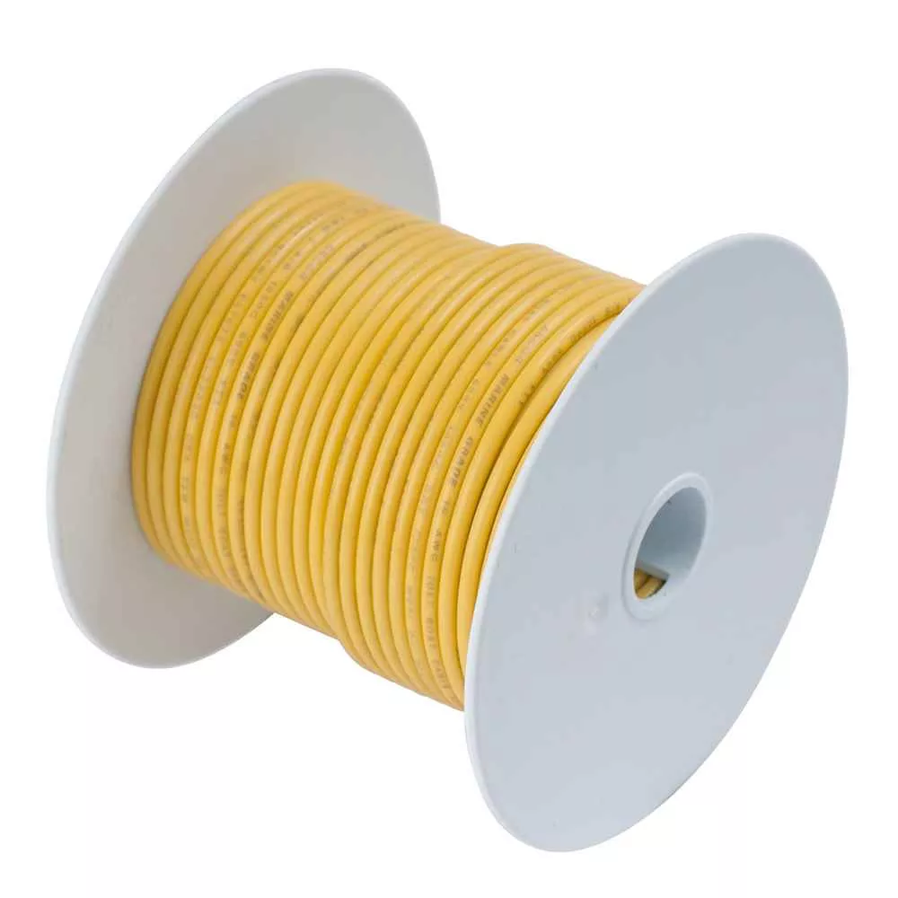Yellow 1/0 AWG Tinned Copper Battery Cable – 50′