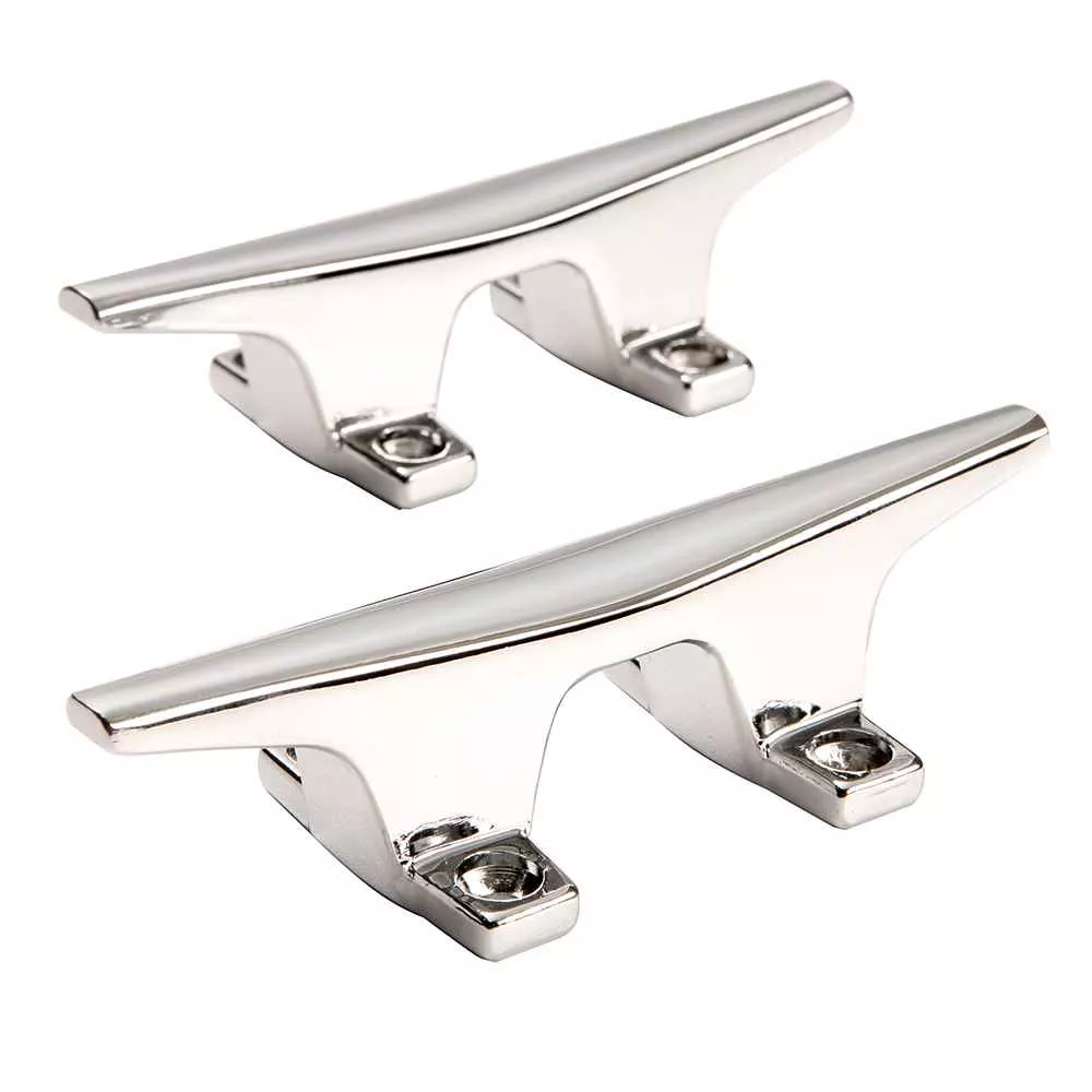 ZAMAK Chrome Plated Zinc Cleats – Pair – 4-1/2″