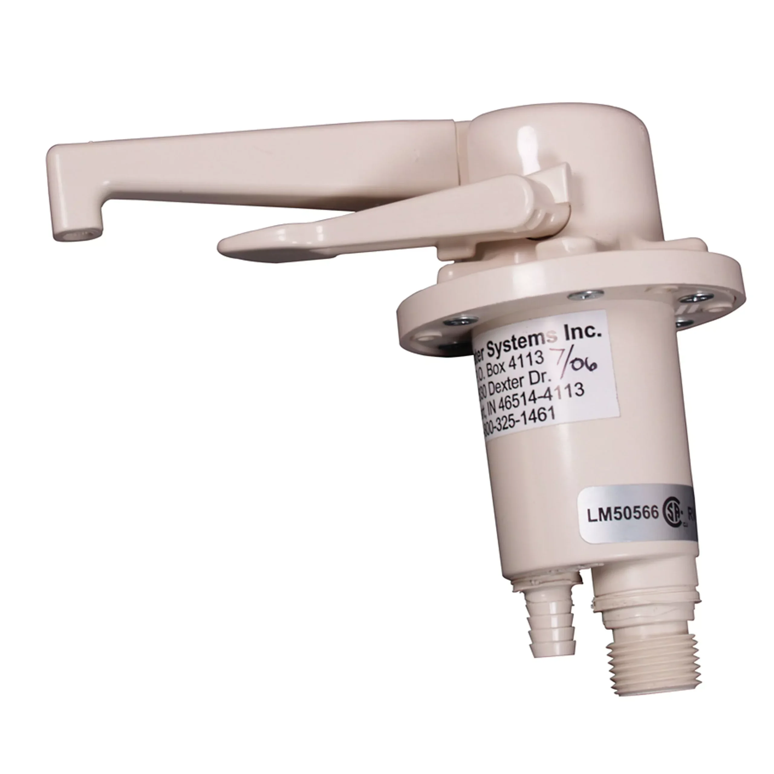Zebra RV R3700CW Dual Flow Water Pump and Faucet – Colonial White