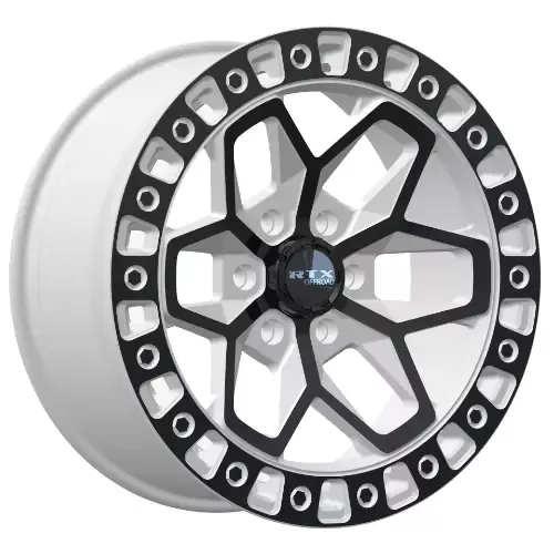 Zion 17X9 6X139.7 Et0 Cb106.1 Gloss White With Black Spoke – RTI083287